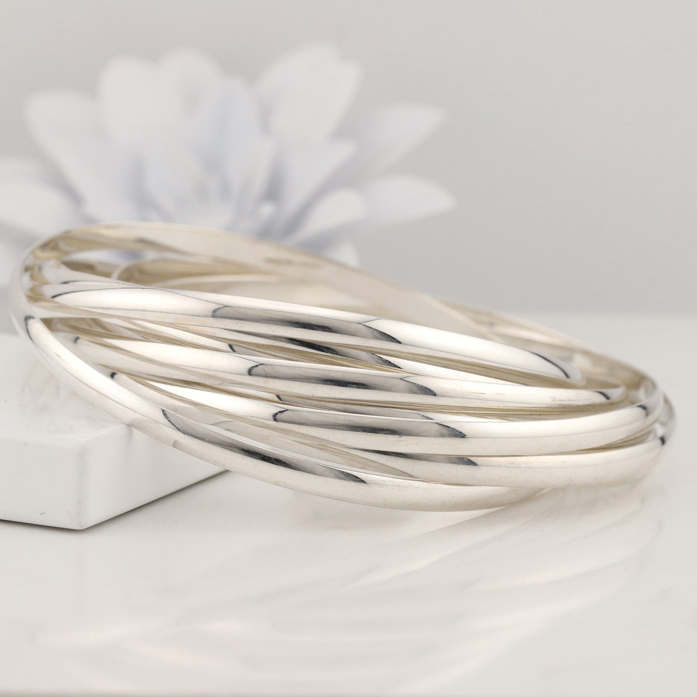 Tiffany Multi Interlocking Bangle
