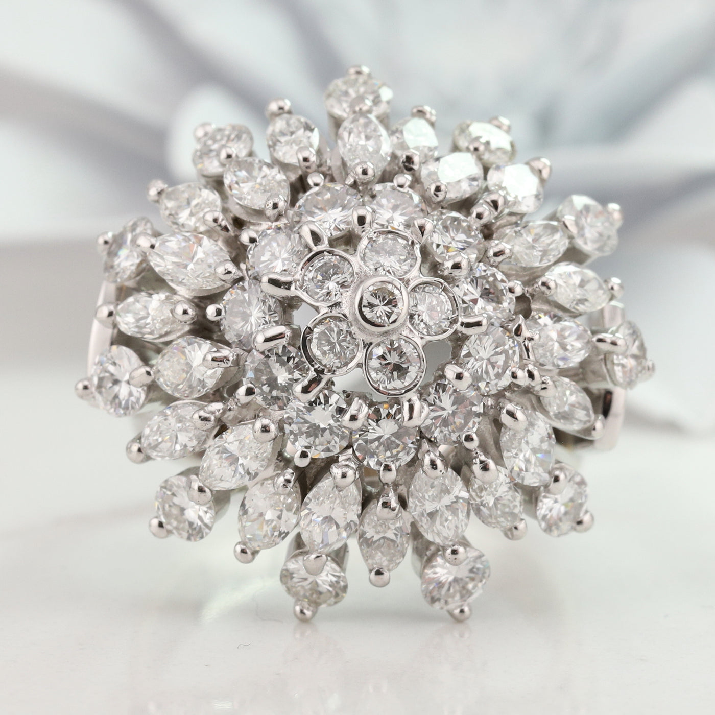 Floral Diamond Ring
