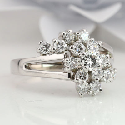 Floral Diamond Ring