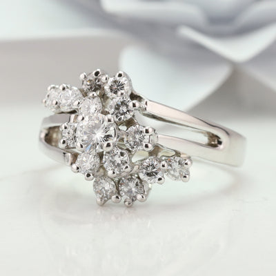 Floral Diamond Ring
