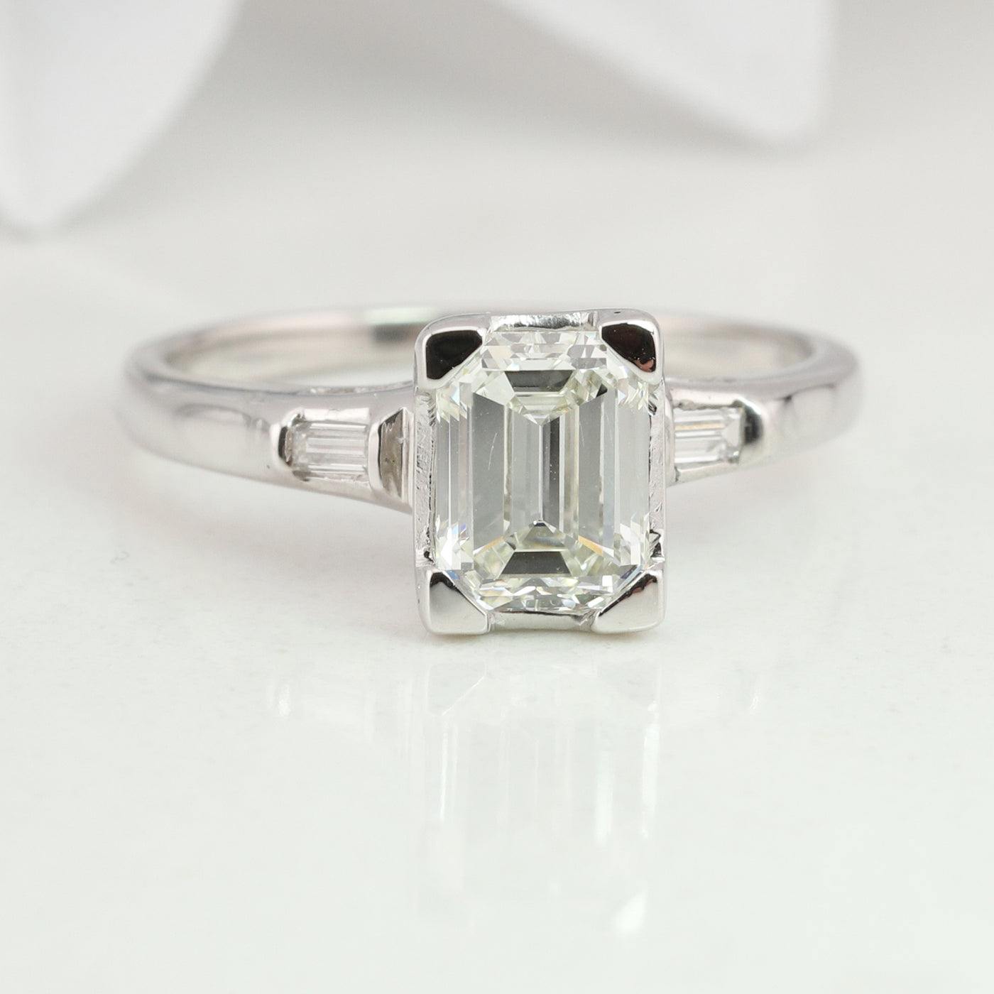 Emerald Cut Diamond Ring