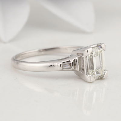 Emerald Cut Diamond Ring
