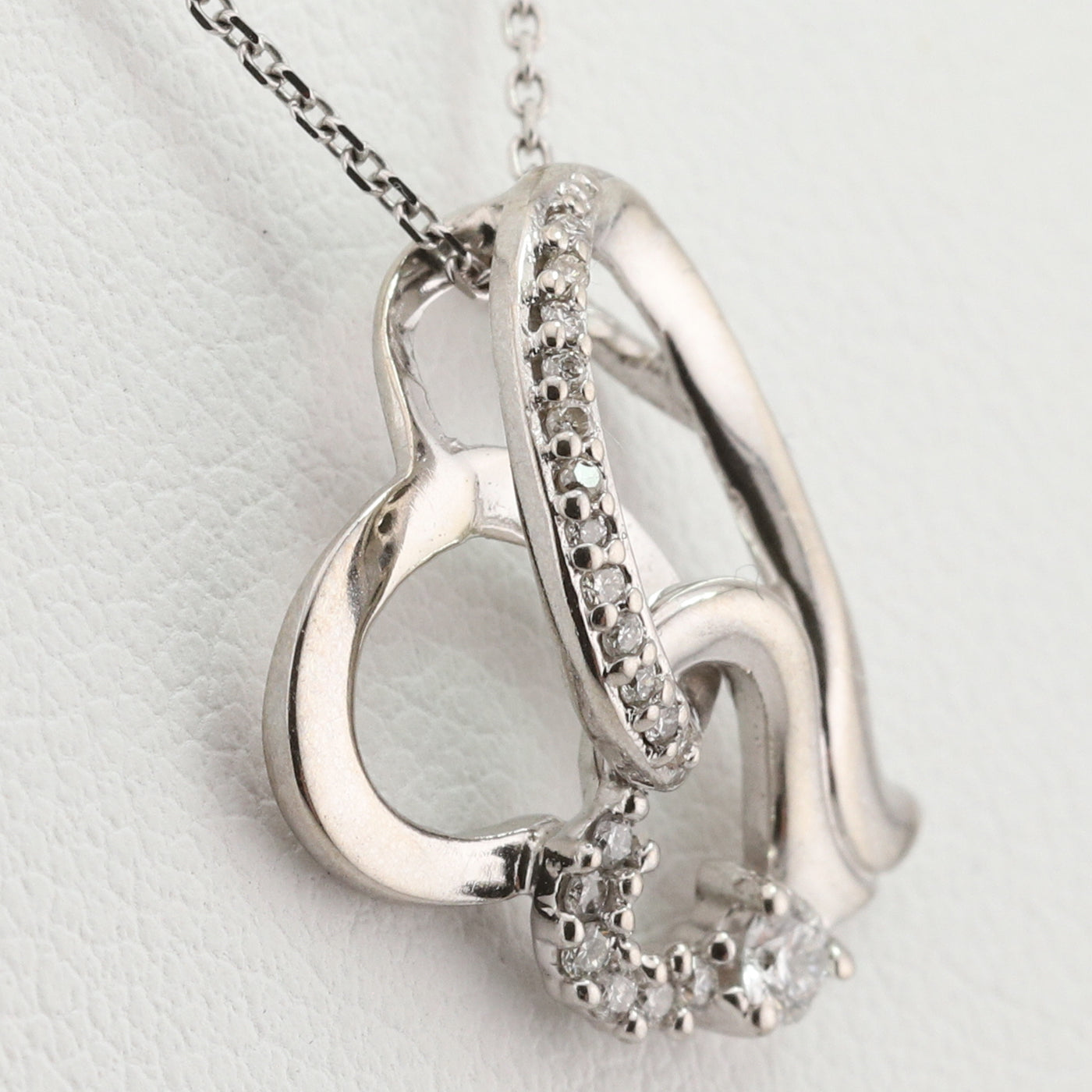 White Gold Diamond Heart Pendant