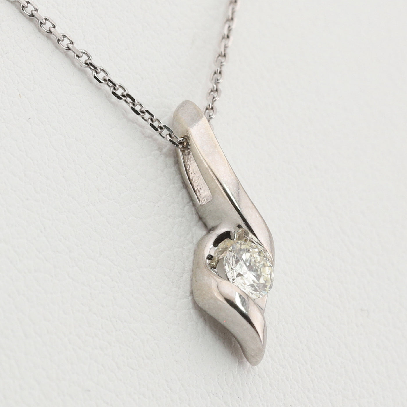 White Gold Diamond Pendant