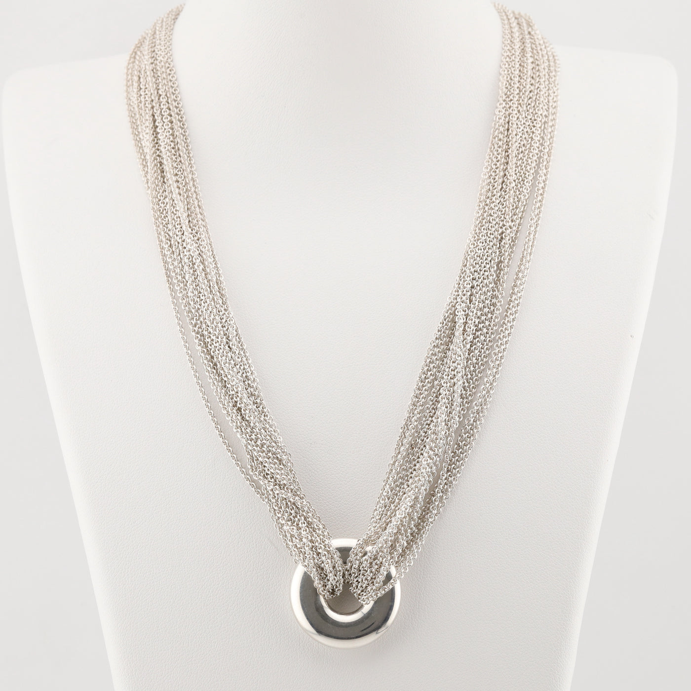 Sterling Silver Multi Strand Necklace
