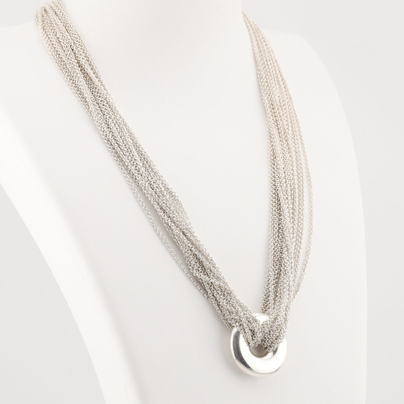 Sterling Silver Multi Strand Necklace