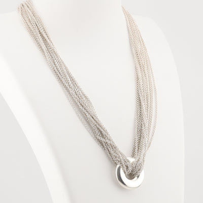 Sterling Silver Multi Strand Necklace