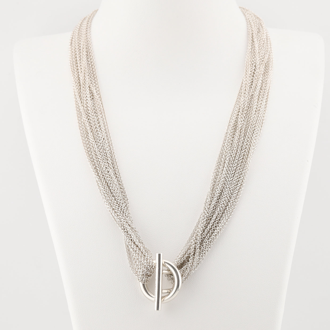 Sterling Silver Multi Strand Necklace