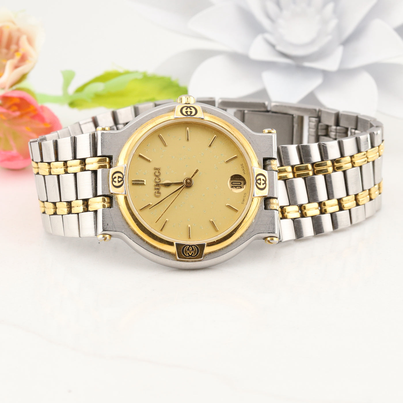 Two Toned Stainless Steel Watch