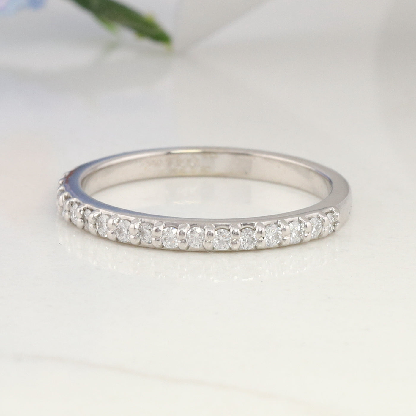 White Gold Diamond Anniversary Ring