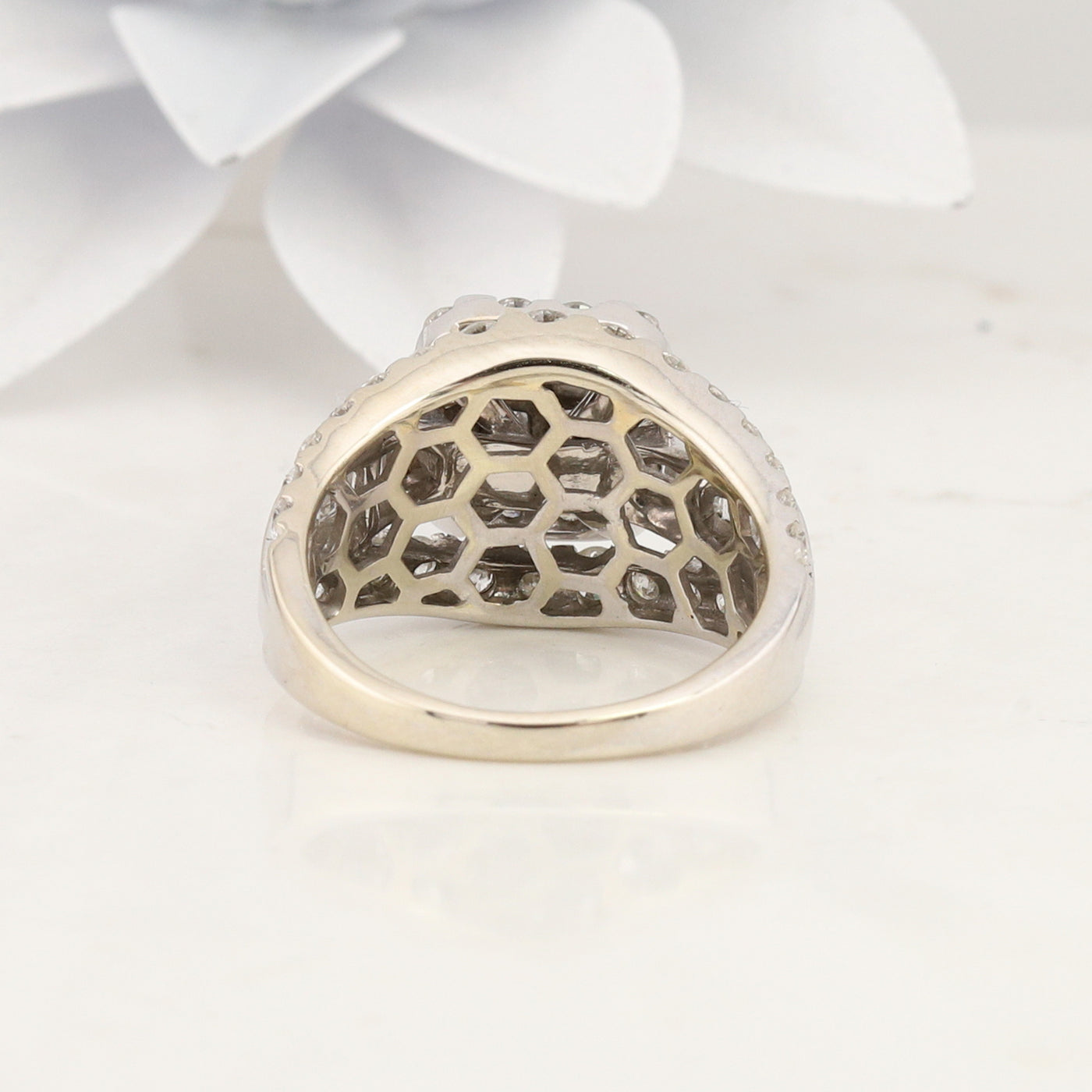 White Gold Diamond Ring