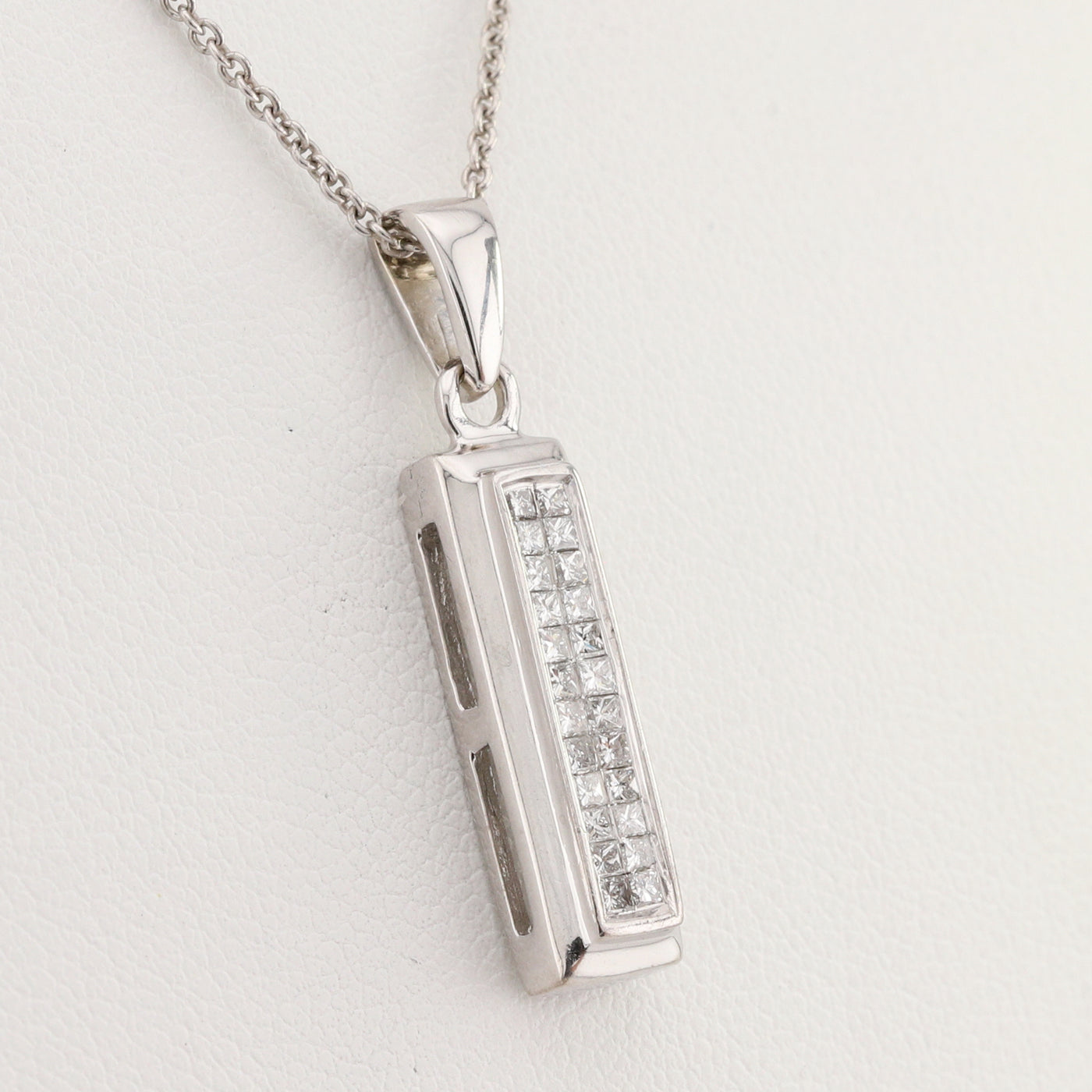 White Gold Diamond Pendant