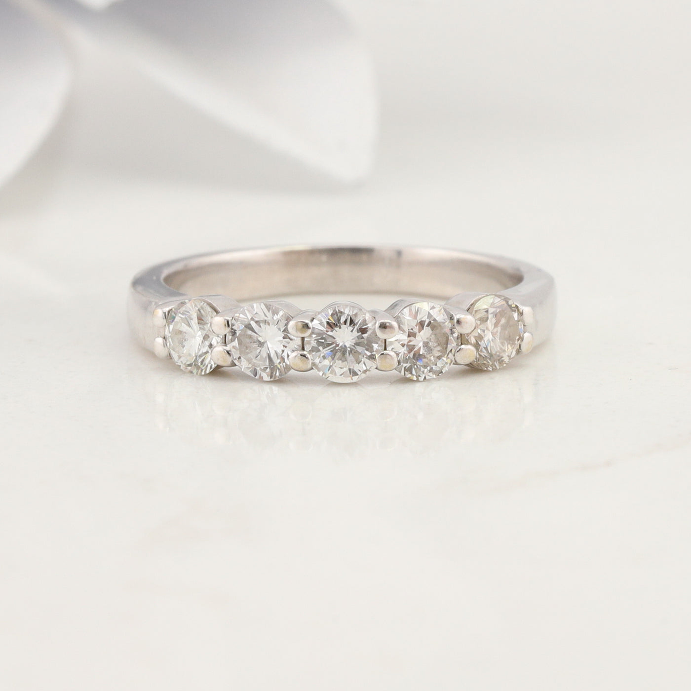White Gold Diamond Ring