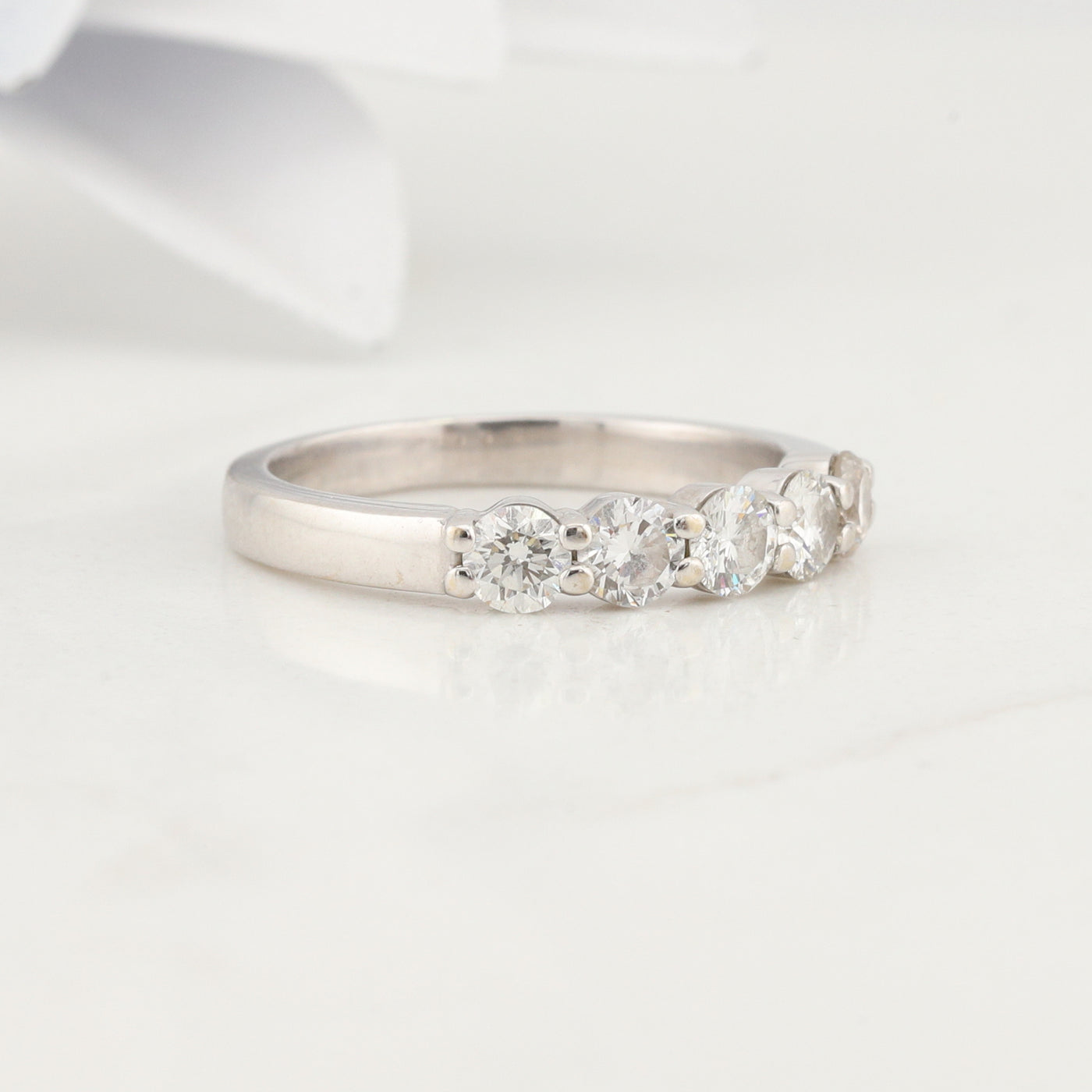 White Gold Diamond Ring