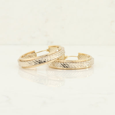 Yellow Gold Hoop Earrings