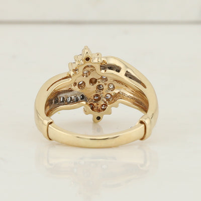 Two Toned Gold Diamond Ring