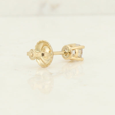 Single Diamond Stud Earring