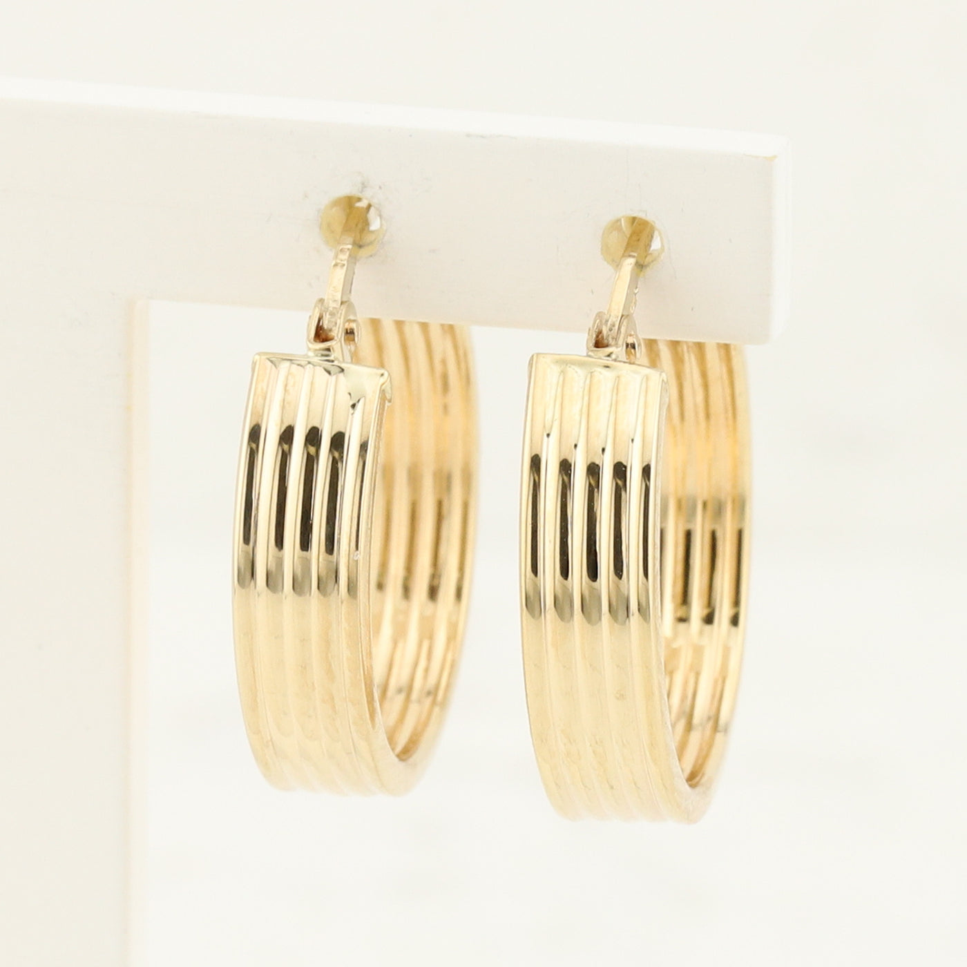 Yellow Gold Hoop Earrings