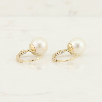 Drop Pearl Earrings