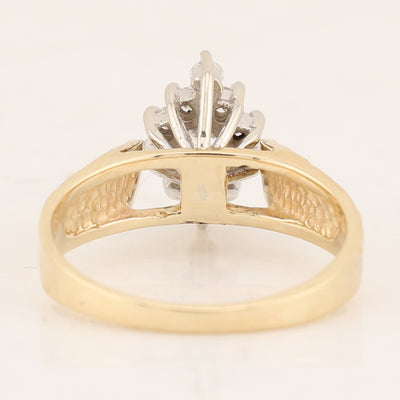 Diamond Cluster Ring