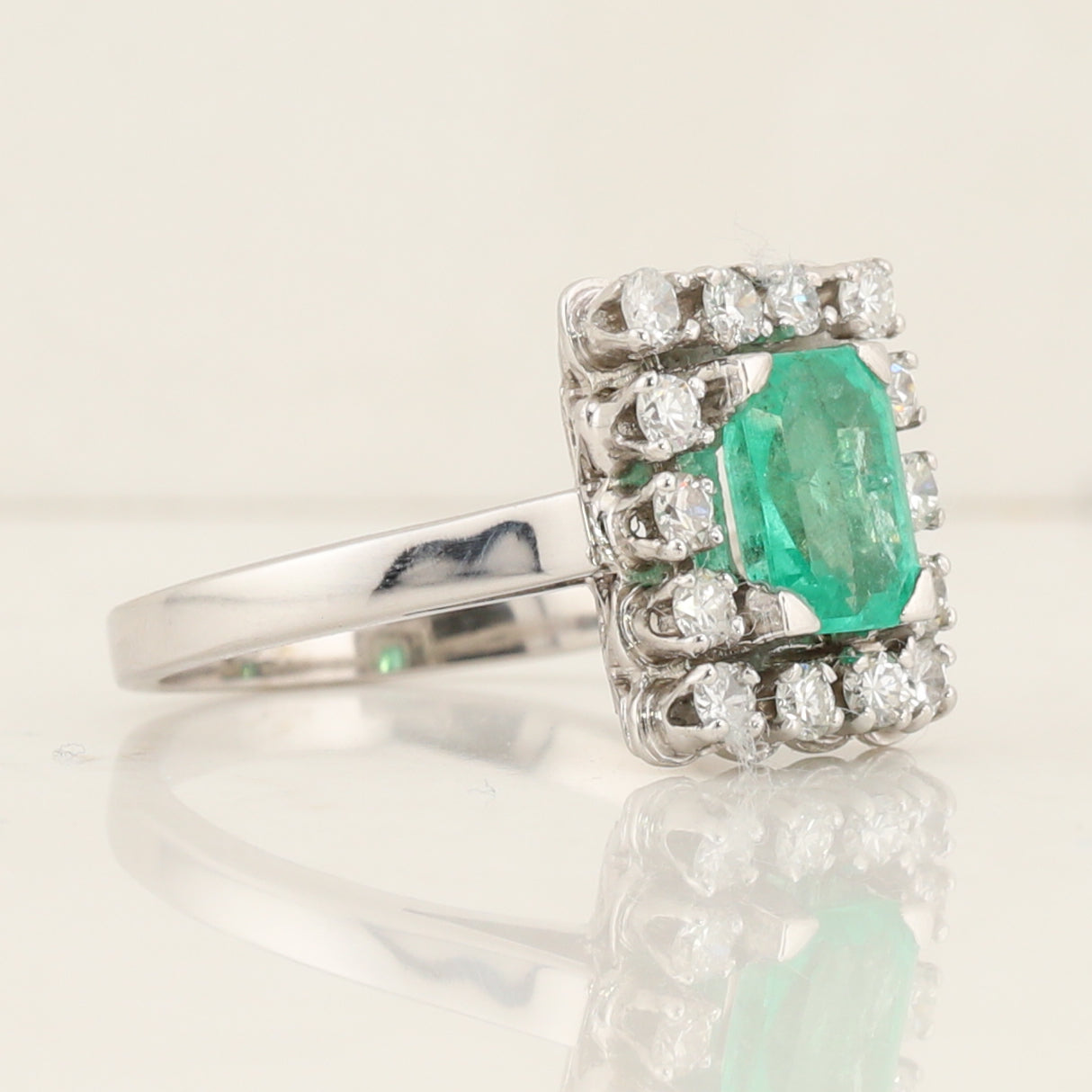 Emerald & Diamond Ring