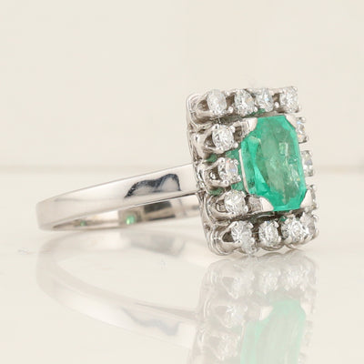 Emerald & Diamond Ring