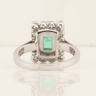 Emerald & Diamond Ring