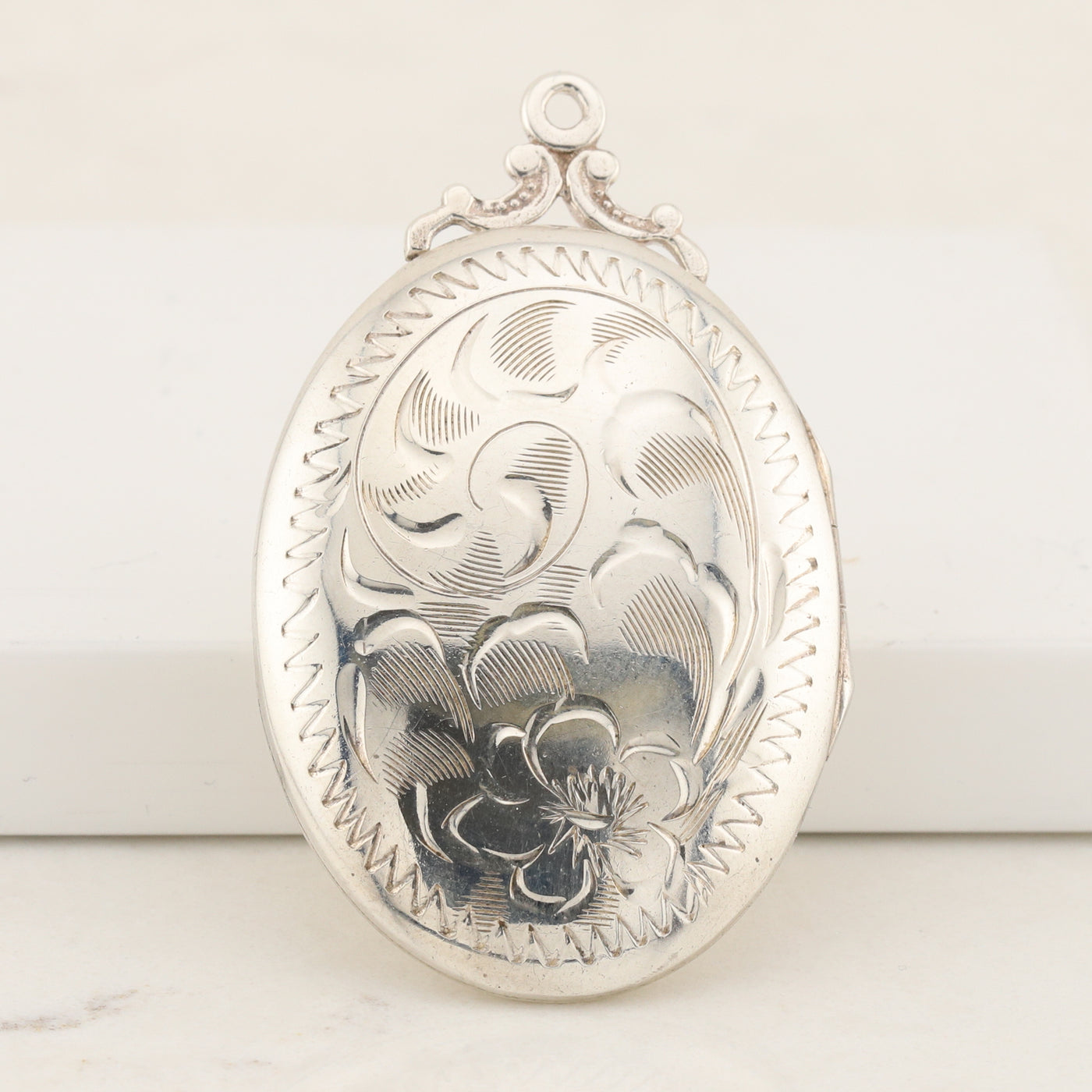 Silver Oval Locket