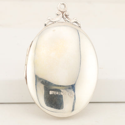 Silver Oval Locket