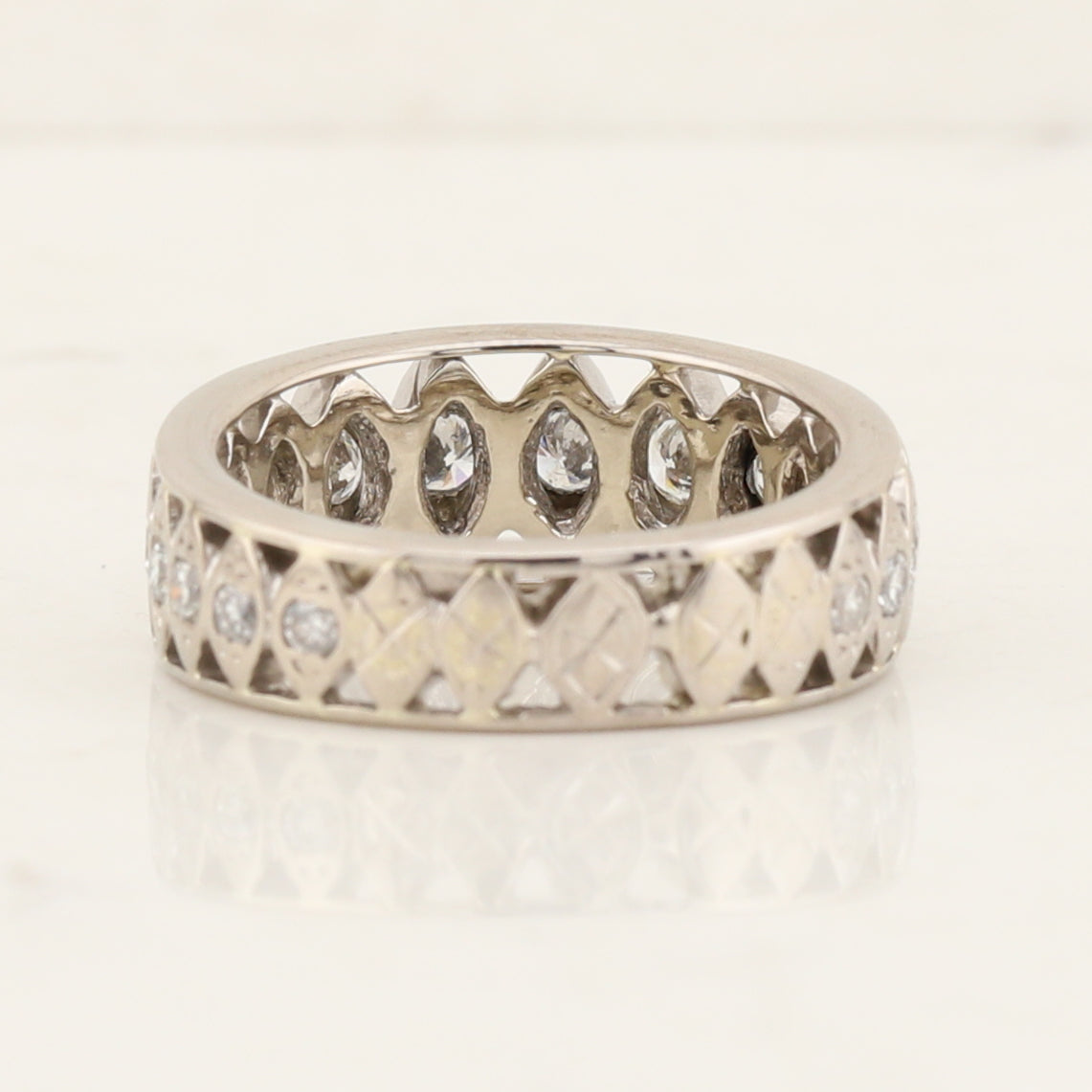 Open Design Diamond Ring