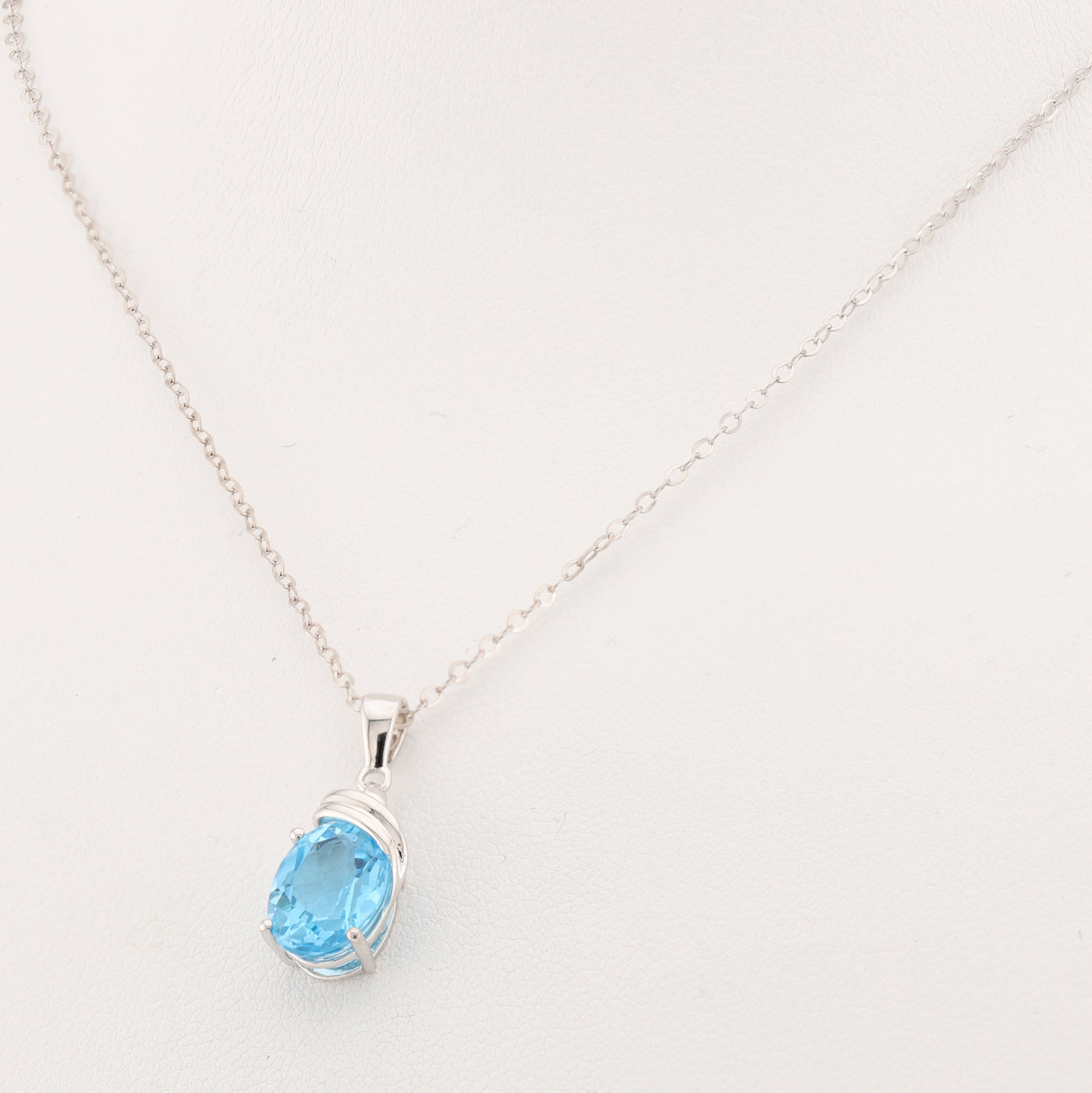 Blue Topaz Pendant