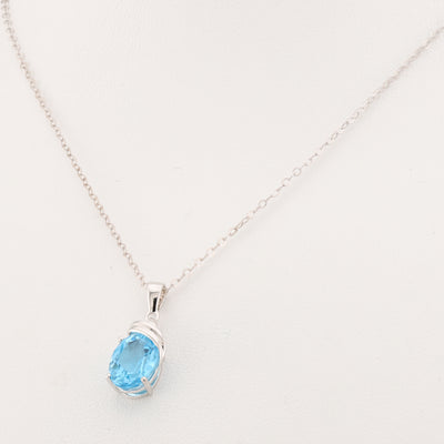 Blue Topaz Pendant