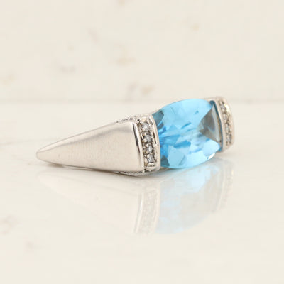 Blue Topaz Ring