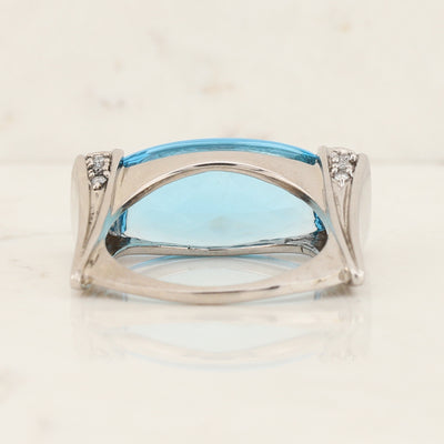 Blue Topaz Ring