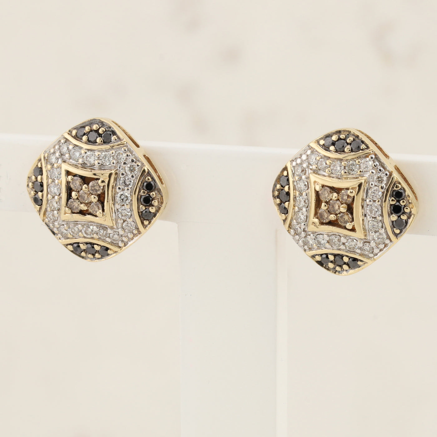 Black & White Diamond Earrings