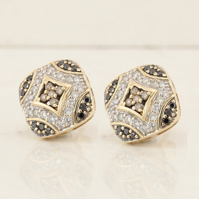 Black & White Diamond Earrings