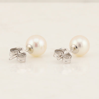 Cultured Pearl Studs