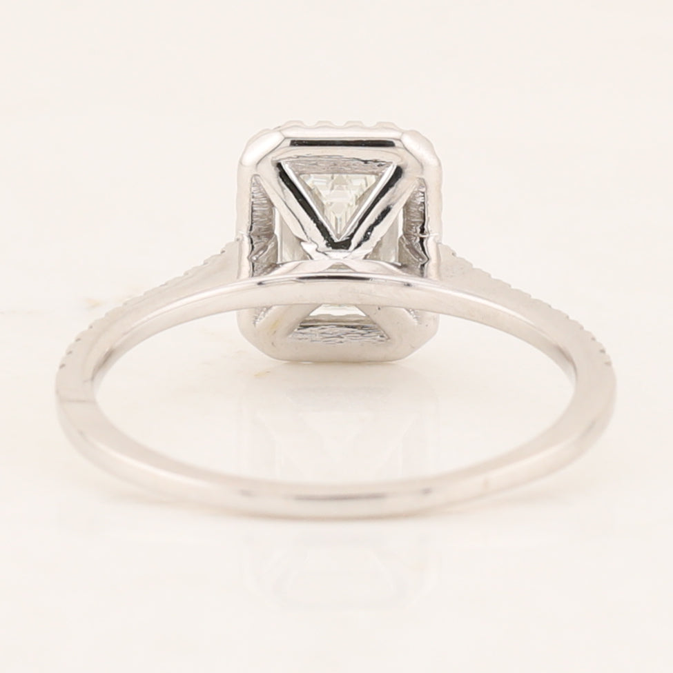 Emerald Cut Diamond Engagement Ring