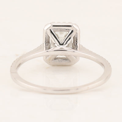 Emerald Cut Diamond Engagement Ring