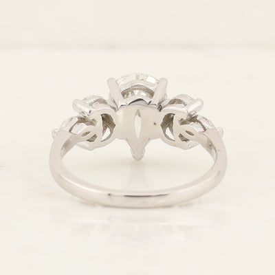 Pear & Marquise Diamond Engagement Ring