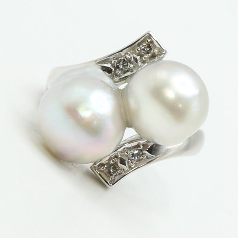 Double Pearl Ring