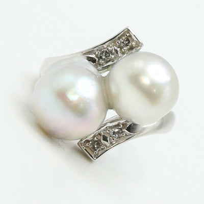 Double Pearl Ring
