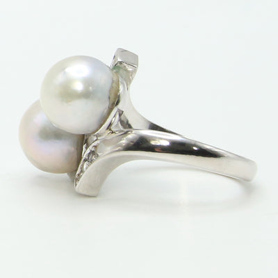 Double Pearl Ring