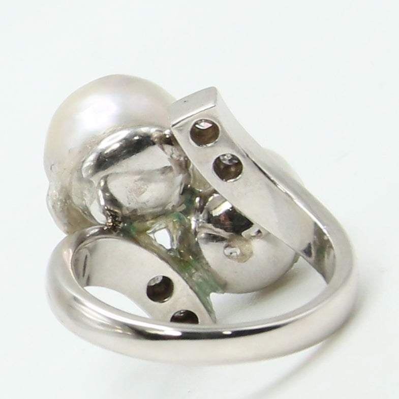 Double Pearl Ring