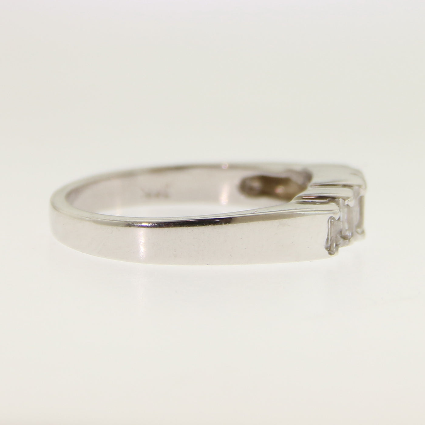 Emerald Cut Diamond Band