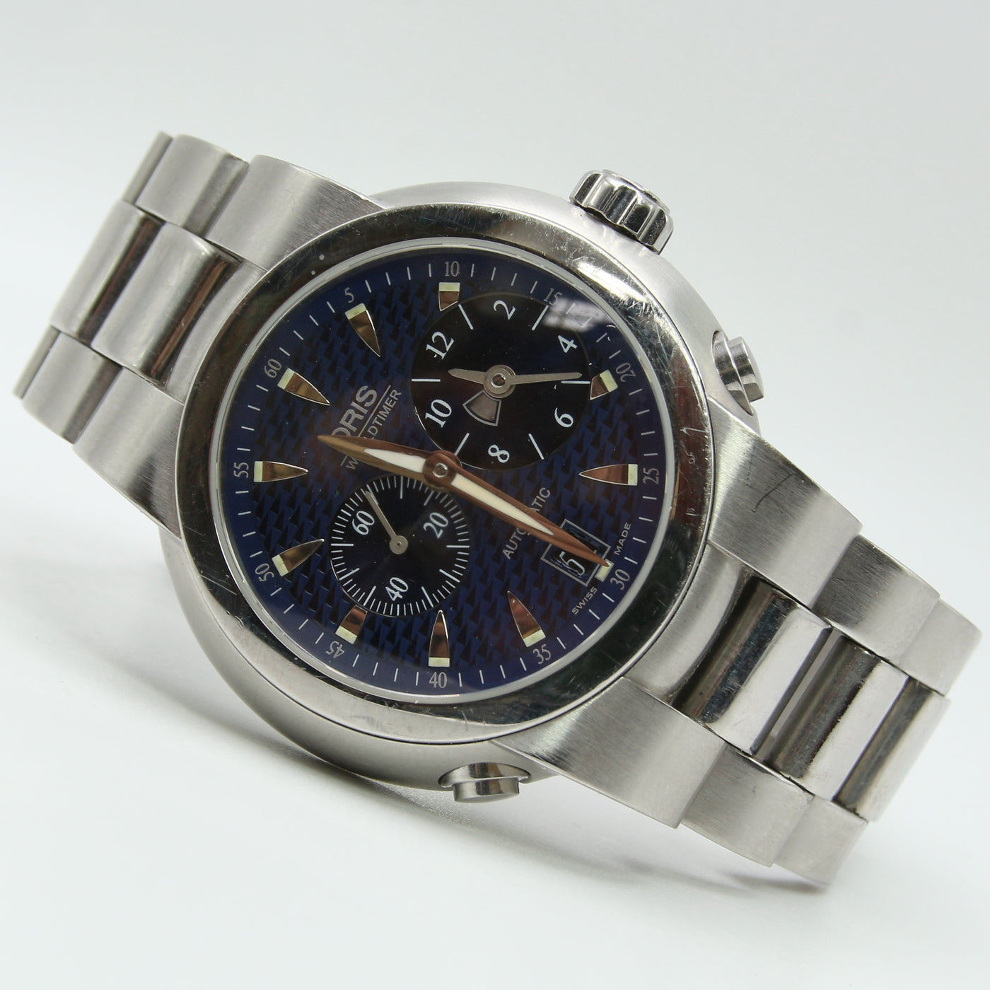 Silvertone Oris Watch