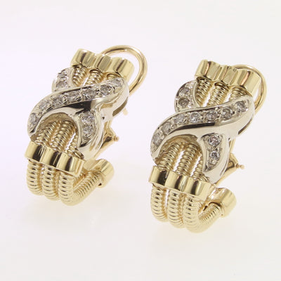 Diamond X Earrings