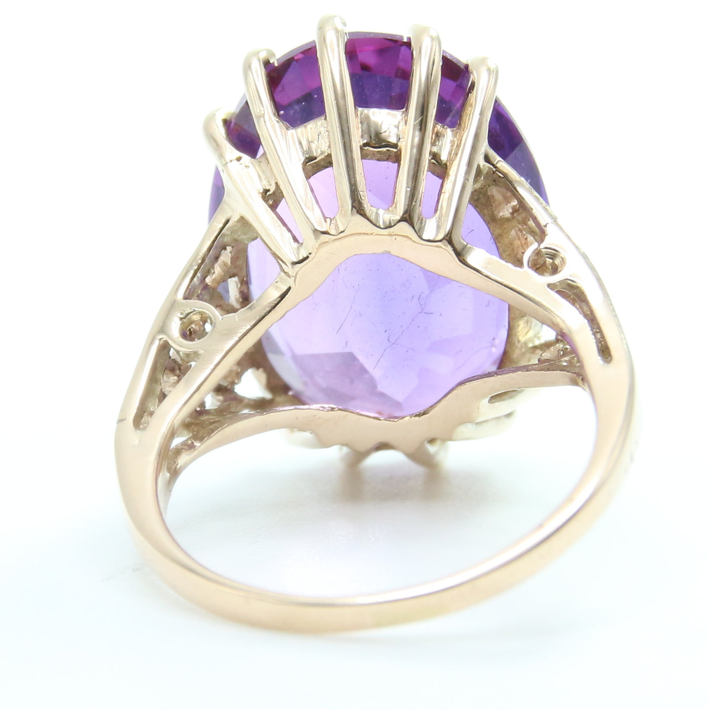 Synthetic Purple Sapphire Ring
