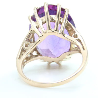 Synthetic Purple Sapphire Ring