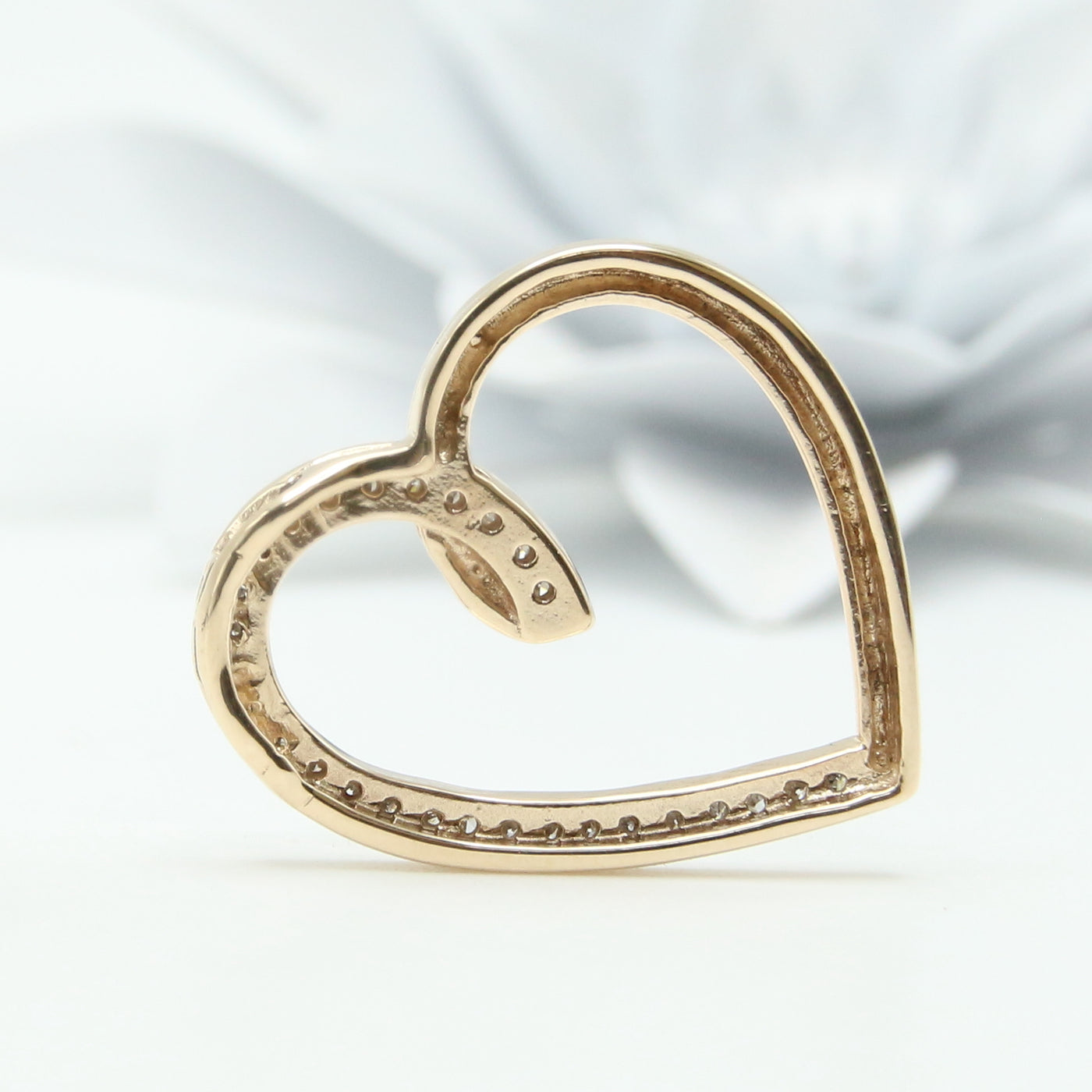 Modern Stylized Heart Pendant